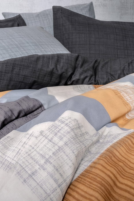 L'essentiel linge de maison Juego de funda de edredón Giorno - Grey L'essentiel linge de maison Juego de funda de edredón Giorno - Grey